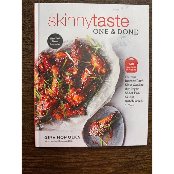 Skinnytaste One & Done Cookbook: 140 No-Fuss Dinners Gina Homolka New Hardcover - Picture 1 of 7